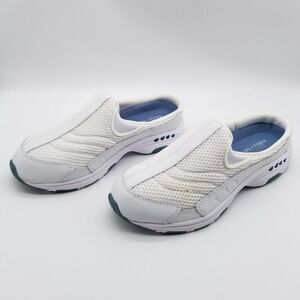 Easy Spirit Women TravelTime Walking Mule Sneaker Size 5.5 M White Slip On